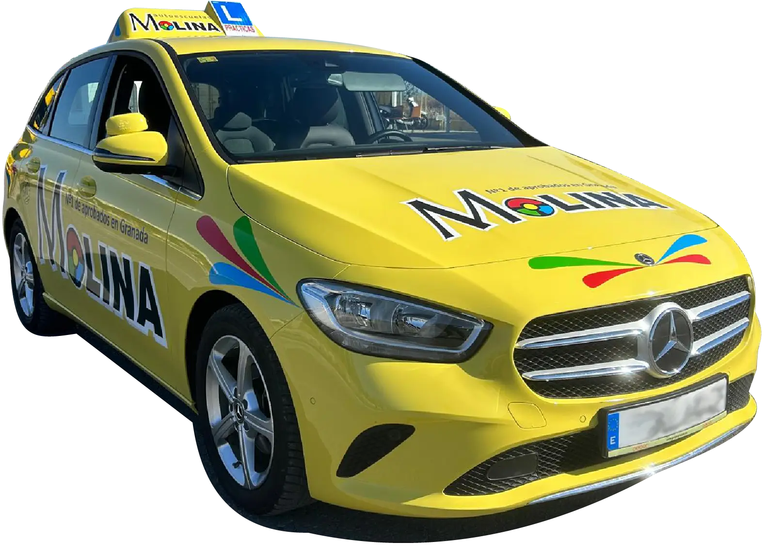 carnet de conducir granada autoescuela molina coche mercedes